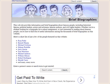 Tablet Screenshot of biography.jrank.org